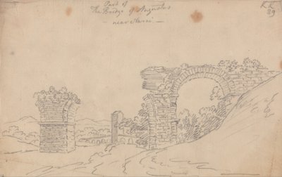 The Bridge of Augustus near Narni by John Robert Cozens